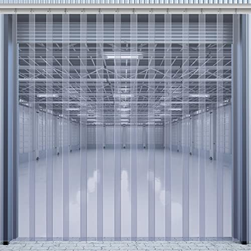 Juexica Heavy Duty PVC Door Curtain Kit for Freezers and Warehouses
