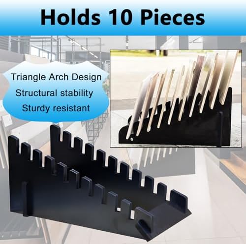 10 Tier Tile Sample Display Stand with Staggered Slots