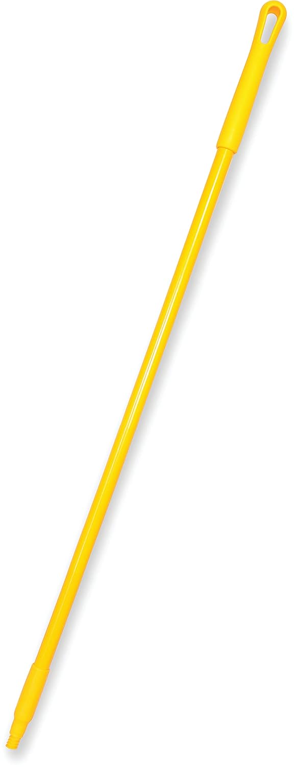 SPARTA 41225EC04 Fiberglass Broom Handle Yellow 48 Inches
