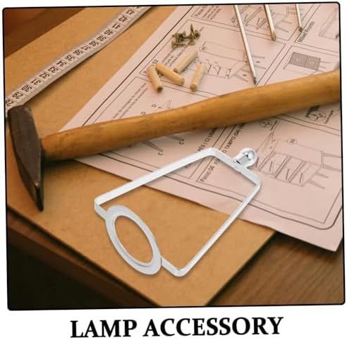 Crystal Lamp Stand for DIY Harp Lamp Shade Frame Adapter