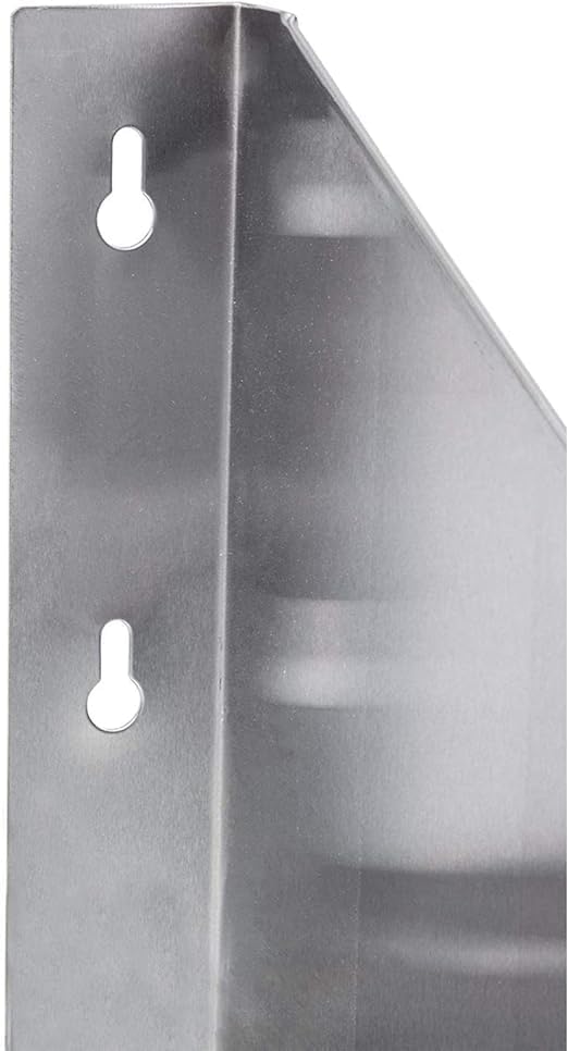 Premium Stainless Steel Wall Shelf with Side Guards