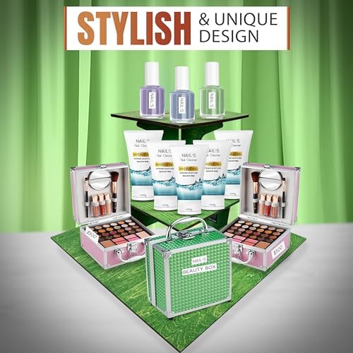 3-Tier Corner Display Stand with Shelves for Products