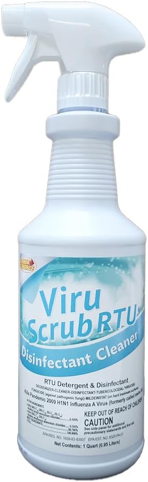 ViruScrub Ready-to-Use Quat Disinfectant Case of 12