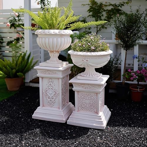 White Exquisite Roman Columns Display Stand for Wedding and Event Decor