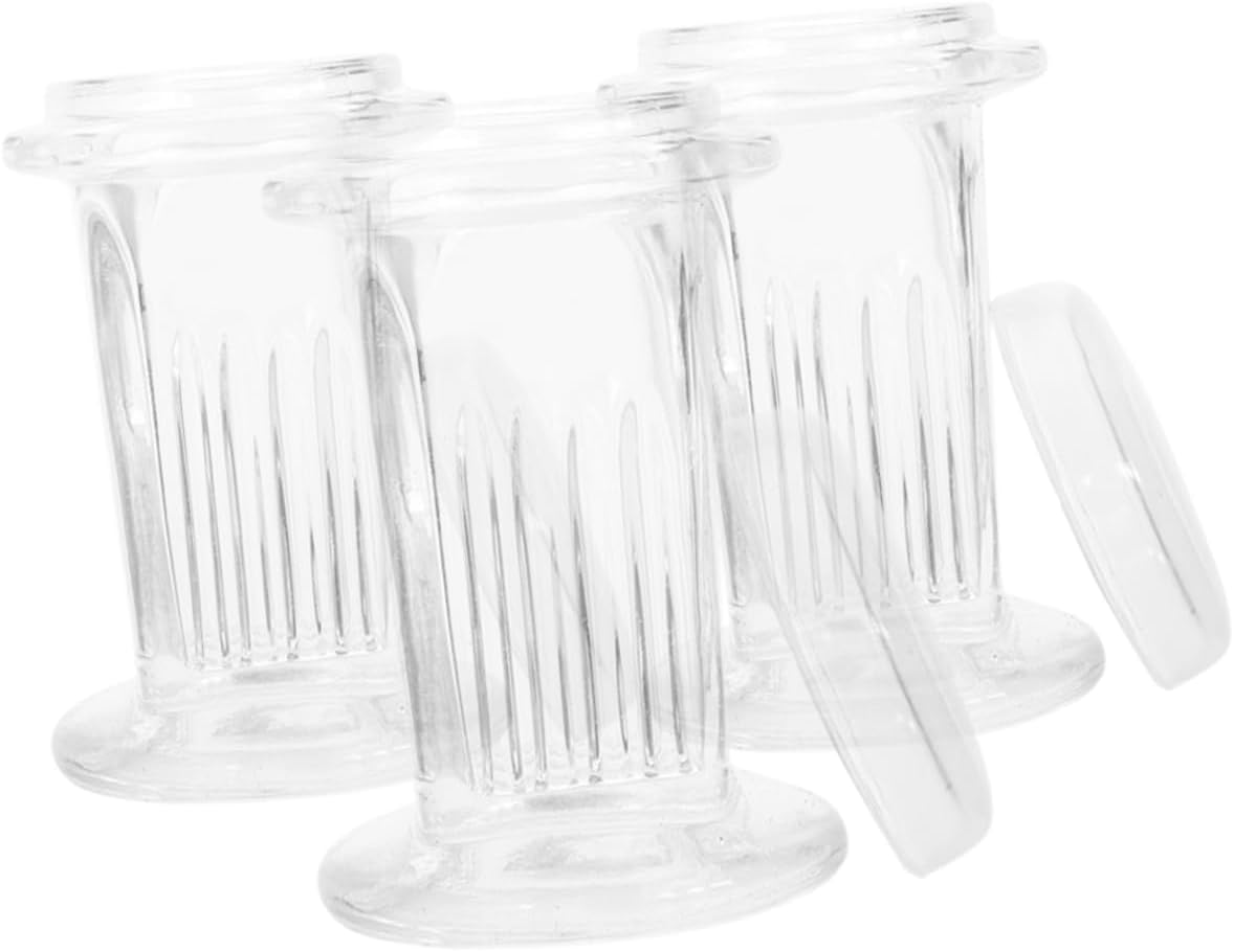 PRETYZOOM 60ml Wide Mouth Mason Jar with Glass Lid