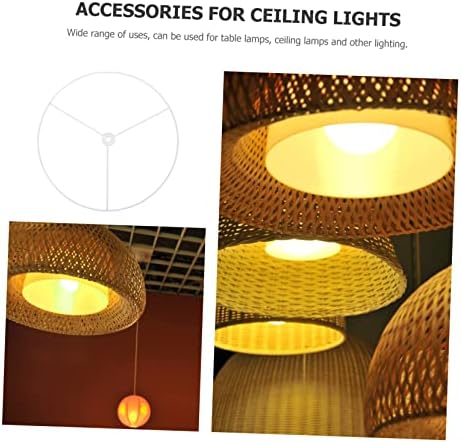 Vaguelly 2pcs Metal Lampshade Frame for DIY Lighting Projects