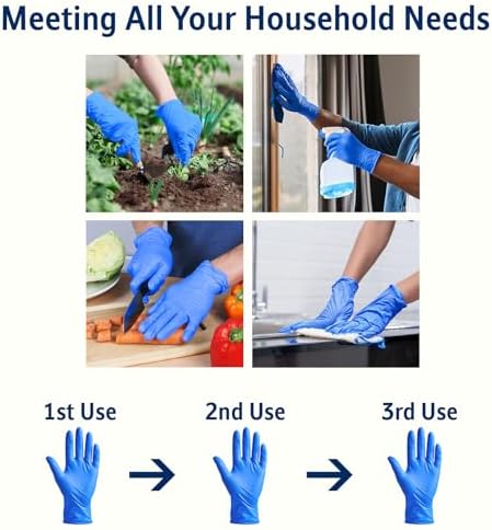Strong N Flex 3-Use Nitrile Gloves 5Mil