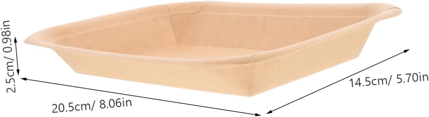 50 Pcs Disposable Barbecue Tray for Parties and Events