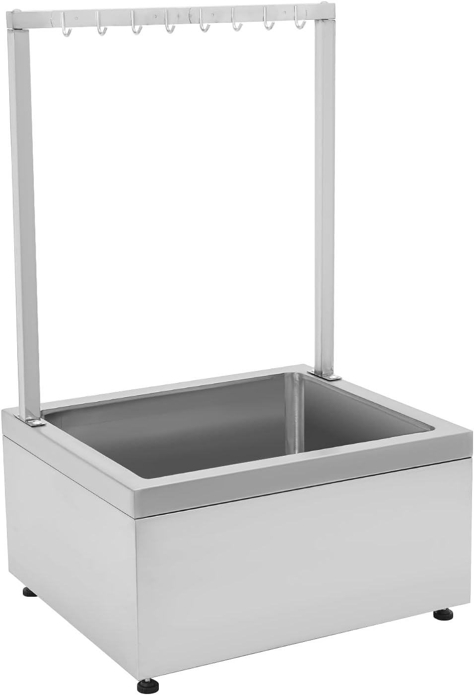 LOYALHEARTDY Stainless Steel Floor Mop Sink with Tool Rack