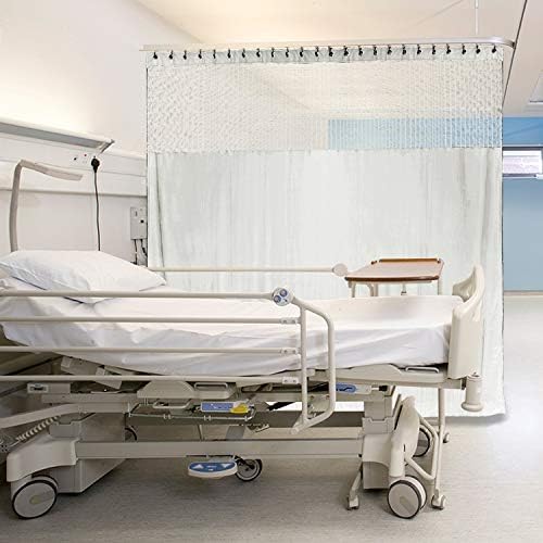 Macochico White Privacy Curtain for Medical Use 5ft x 8ft