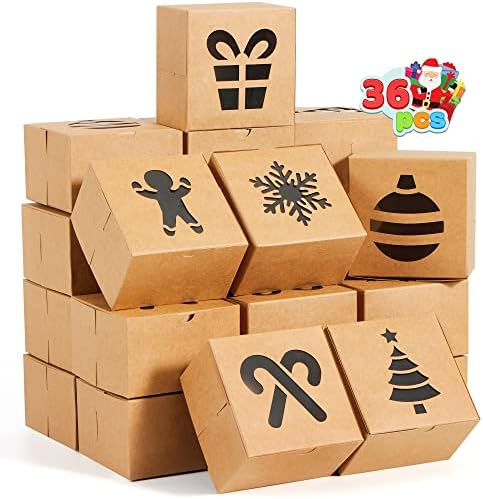 JOYIN 36 Piece Christmas Cookie Box Set