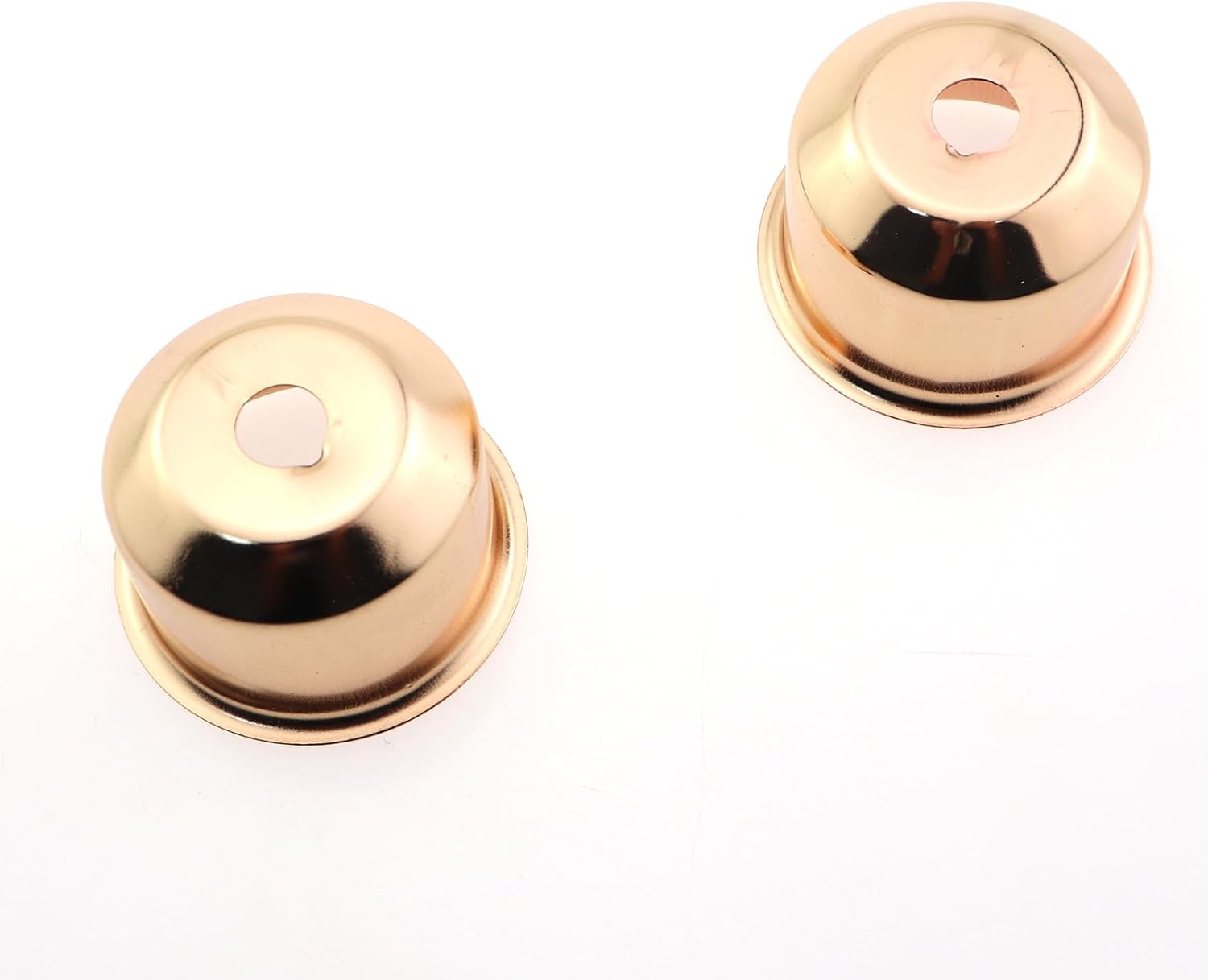 4PCS Gold Electroplated Lamp Base Sleeves for Table and Wall Lamps