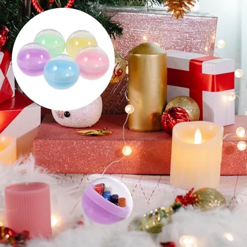 FAVOMOTO 50PCS Clear Round Vending Machine Balls