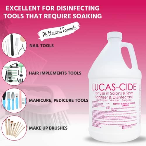 LUCAS-CIDE Pink Disinfectant 1 Gallon Hospital Grade