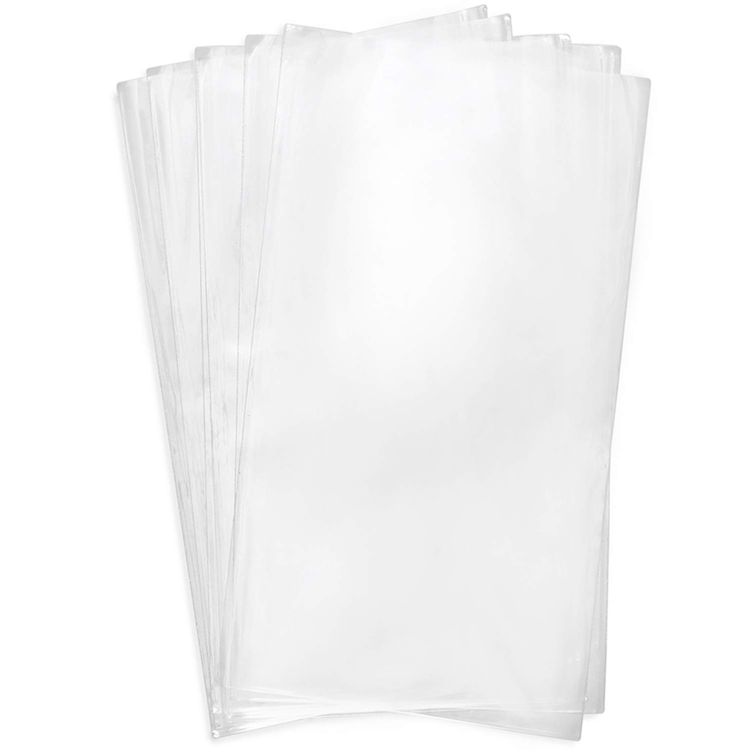 Morepack Shrink Wrap Bags 100 Pcs 6x12 Inches Clear PVC Heat Shrink Wrap for Packaging