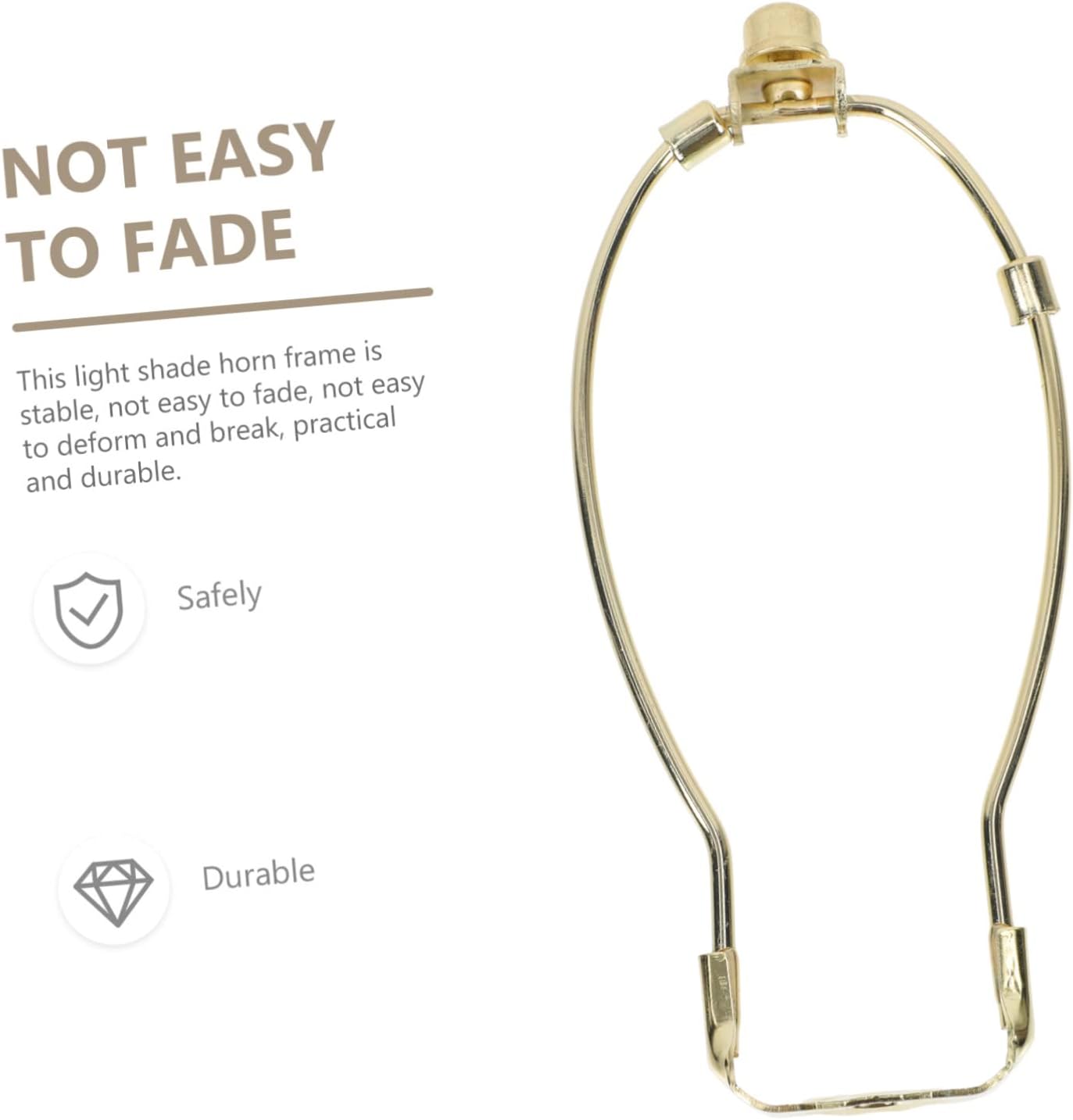 POPETPOP Vintage Brass Lampshade Holder Set