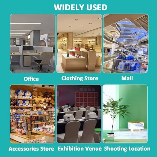 ZDMEI Cube Display Pedestal Stand Black 120x30x10cm