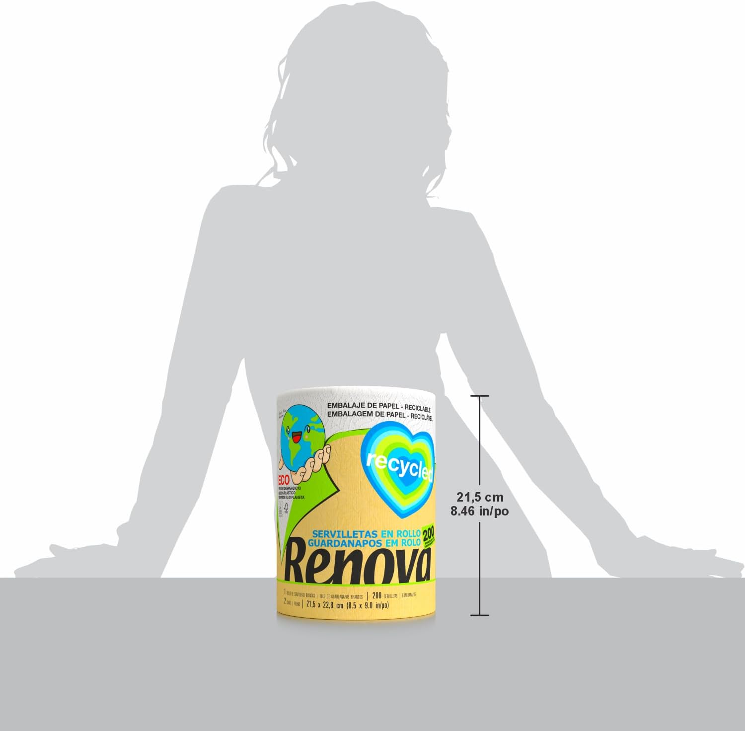 Renova Gigaroll Organic Paper Towels - 1 Gigaroll