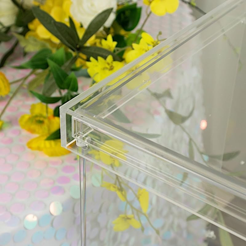 Balsa Circle 46x12 Clear Plexiglass Connector Plate for Display Stands