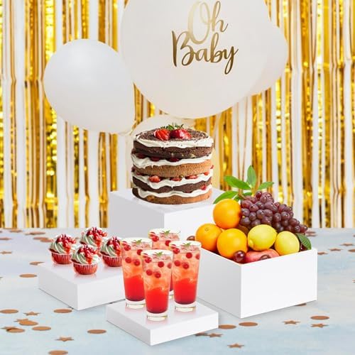 Fantasyon Buffet Risers 8 Acrylic Cube Display Stands