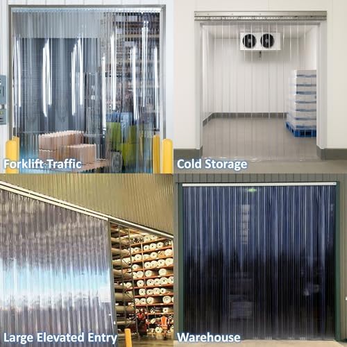 Awoco Aleco 120 in x 120 in Cooler Strip Door Kit