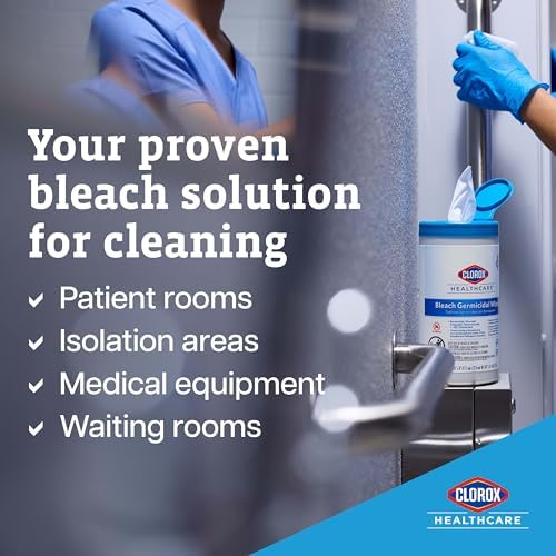 Clorox Healthcare Bleach Germicidal Wipes 110 Count Bucket