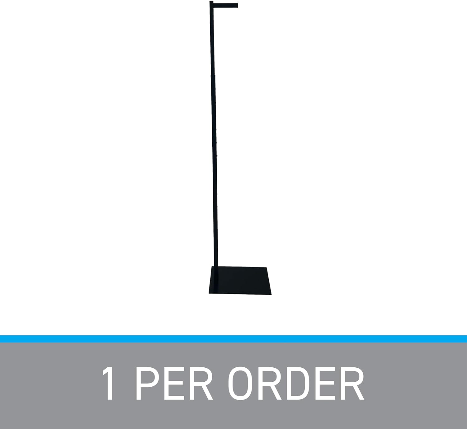 SSWBasics Adjustable Black Clothes Stand - Single Arm