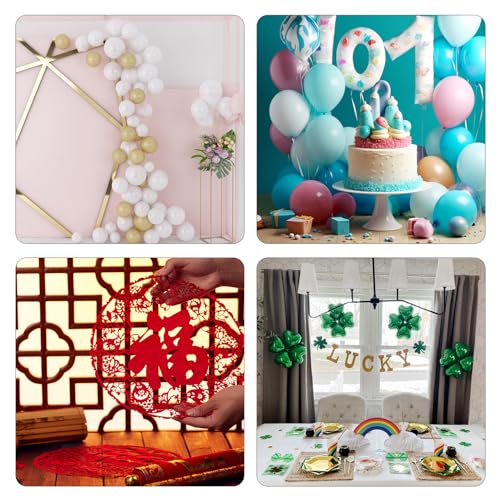 LMJIA 100PC Balloon Adhesive Dots Two-Sided
