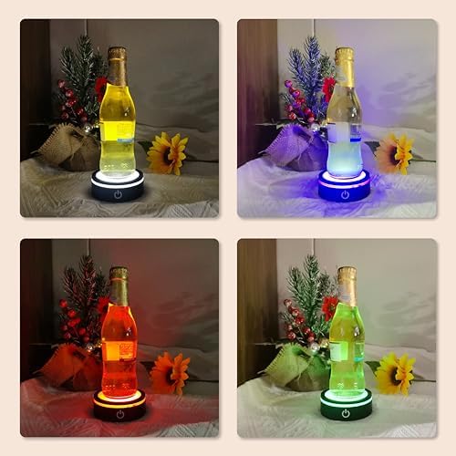 Black LED Light Base for Crystal Art Display