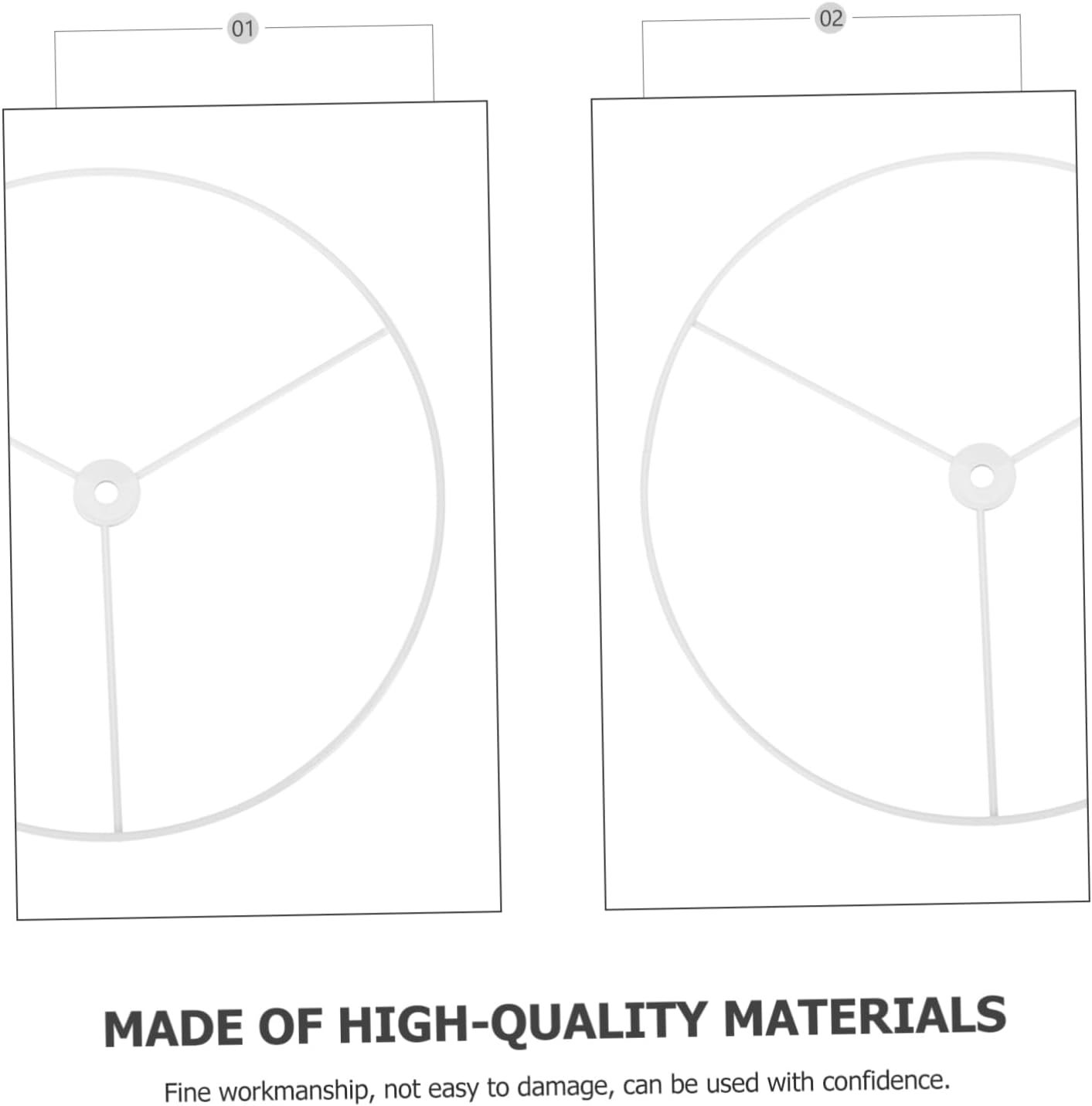 2pcs Metal Lampshade Frame Holder for Chandeliers and Ceiling Lights