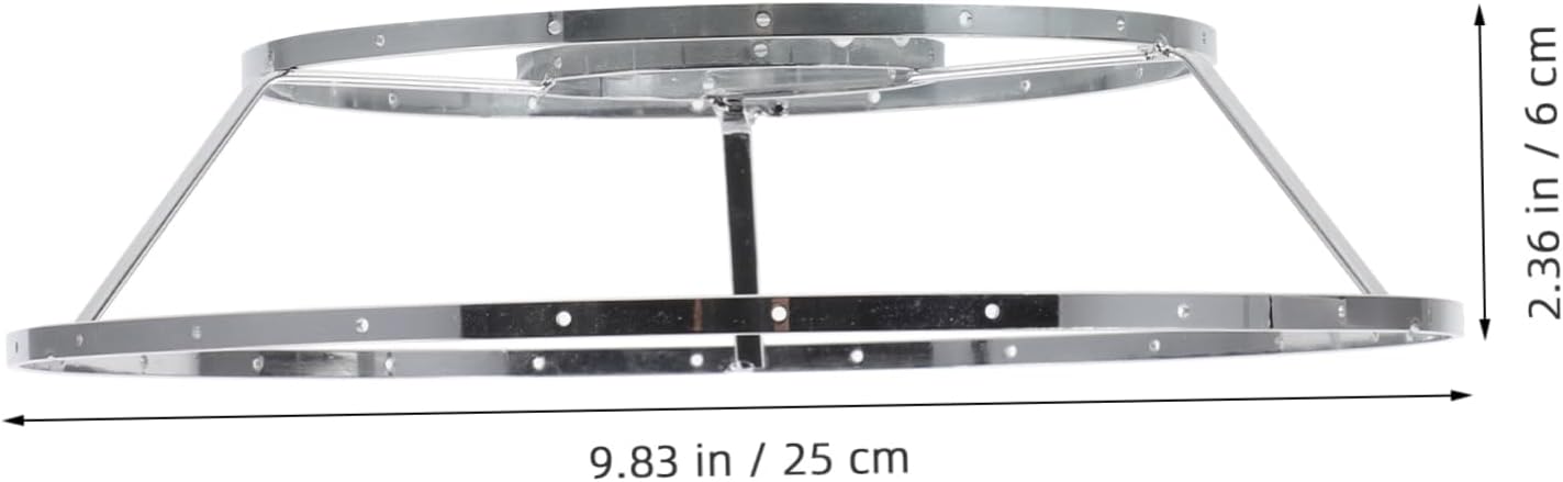 DOITOOL DIY Lampshade Frame for Pendant Lights Custom Home Decor Accessory Easy Assembly