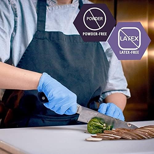 SYNGLO Nitrile Gloves 35 Mil Powder Free Latex Free Large