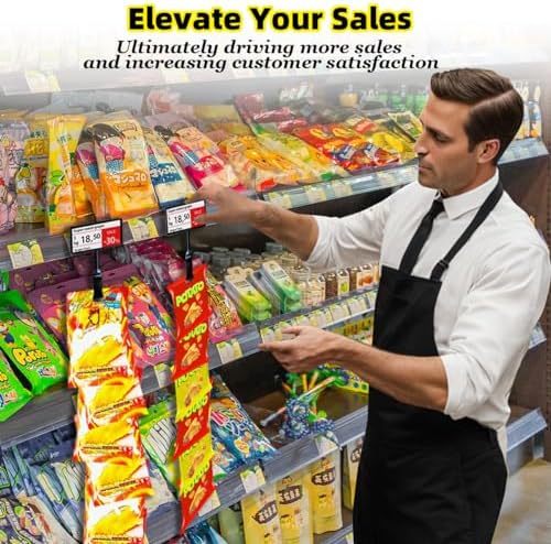 Hanging Merchandise Strips with Hooks for Retail Displays