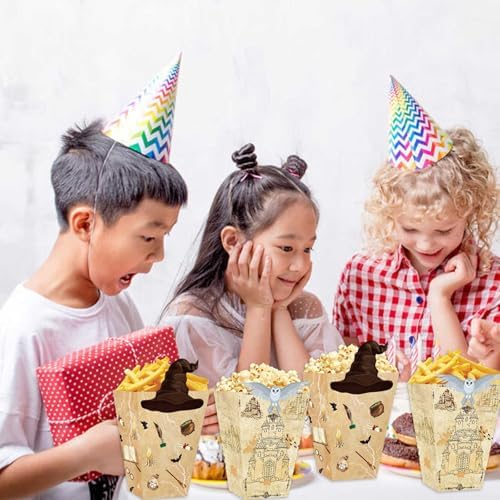 Zliisang Magic Party Popcorn Boxes 20pc Birthday Treat Containers