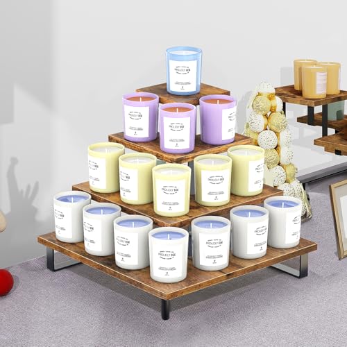 ELITEROO 4 Tier Display Riser Stand for Retail and Home Use