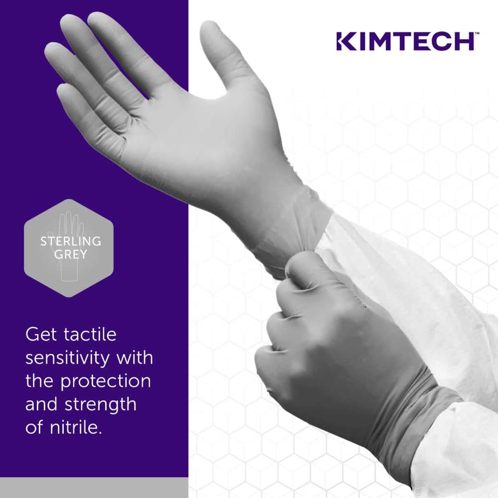 Kimtech Sterling Nitrile Exam Gloves 200 Count Box 95 Small Size