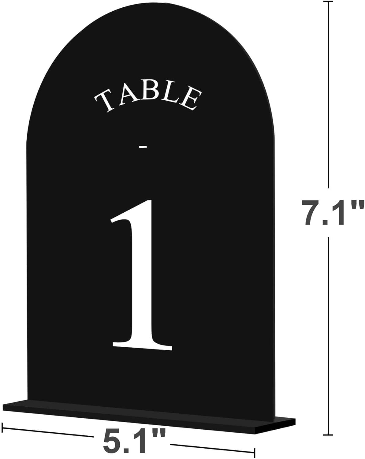 JOYIT Arch Wedding Table Numbers 1-30 with Stands