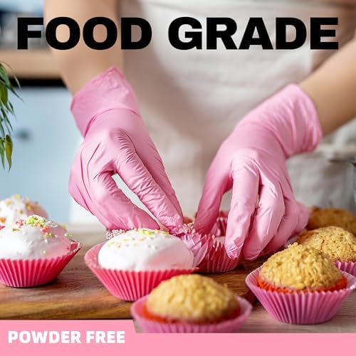 Beastek Nitrile Exam Gloves 100 Pcs Powder-Free Latex-Free