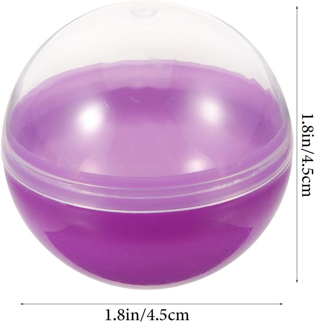 Ipetboom Vending Machine Capsules 50pcs Plastic Fillable Balls 18 Inch