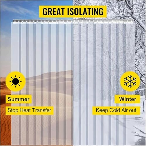 Yellow PVC Door Curtain for Commercial Entry Doors