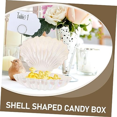 PRETYZOOM Shell Design Candy Box Mini Storage Case for Party Favors