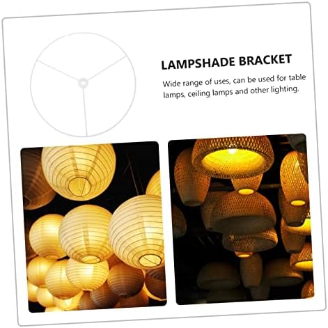 Vaguelly 2pcs Metal Lampshade Frame for DIY Lighting Projects