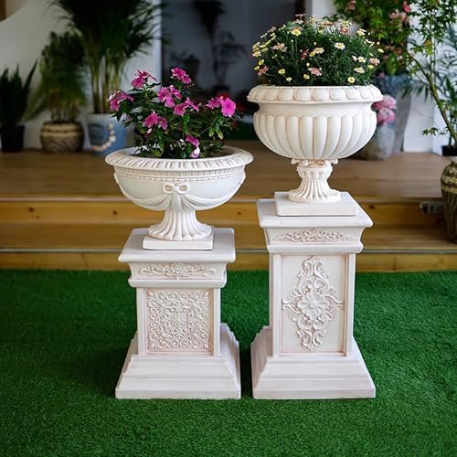 White Exquisite Roman Columns Display Stand for Wedding and Event Decor