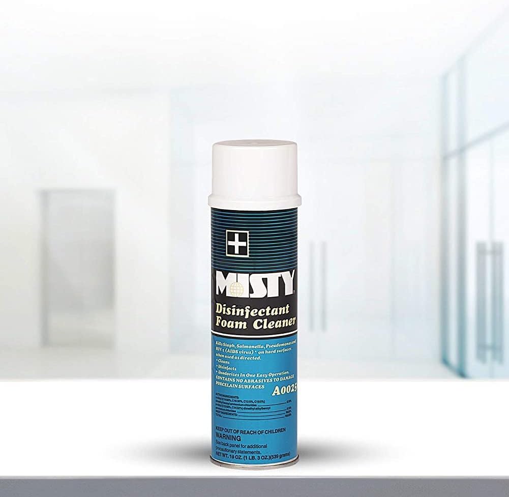 Misty Disinfectant Foam Spray 19 oz Case of 12