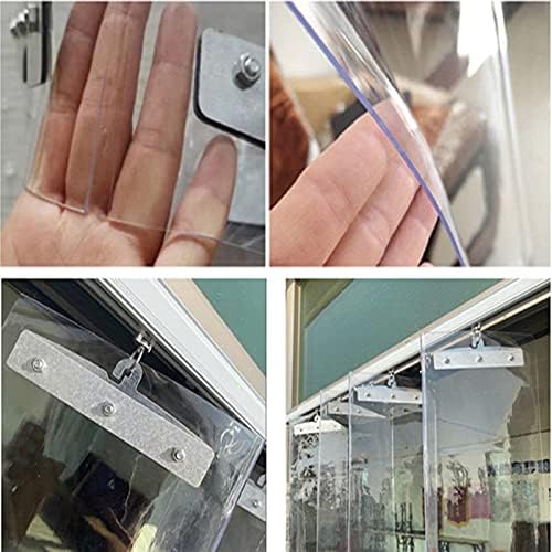 Gzhenh Sliding Curtain Clear PVC Door Strip for Freezer and Warehouse