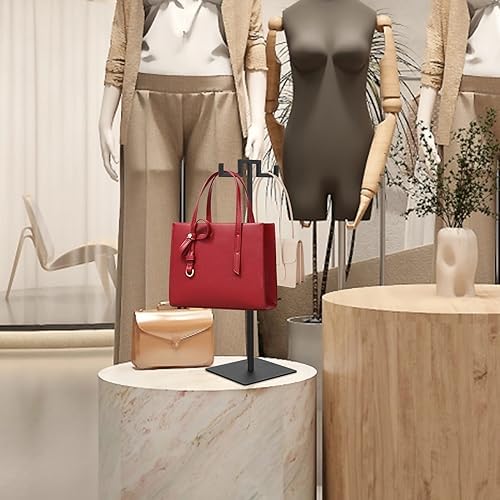 Polmart Countertop Adjustable Double Hanger Display Stand - Black