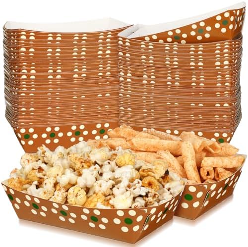 Zhehao 100 Pcs Mexican Snack Trays for Cinco de Mayo Party