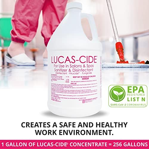 LUCAS-CIDE Pink Disinfectant 1 Gallon Hospital Grade