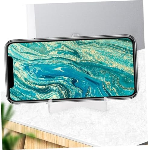 Cabilock 22Pcs Acrylic Easel Stand for Plates Photos Artworks Home Decor Display