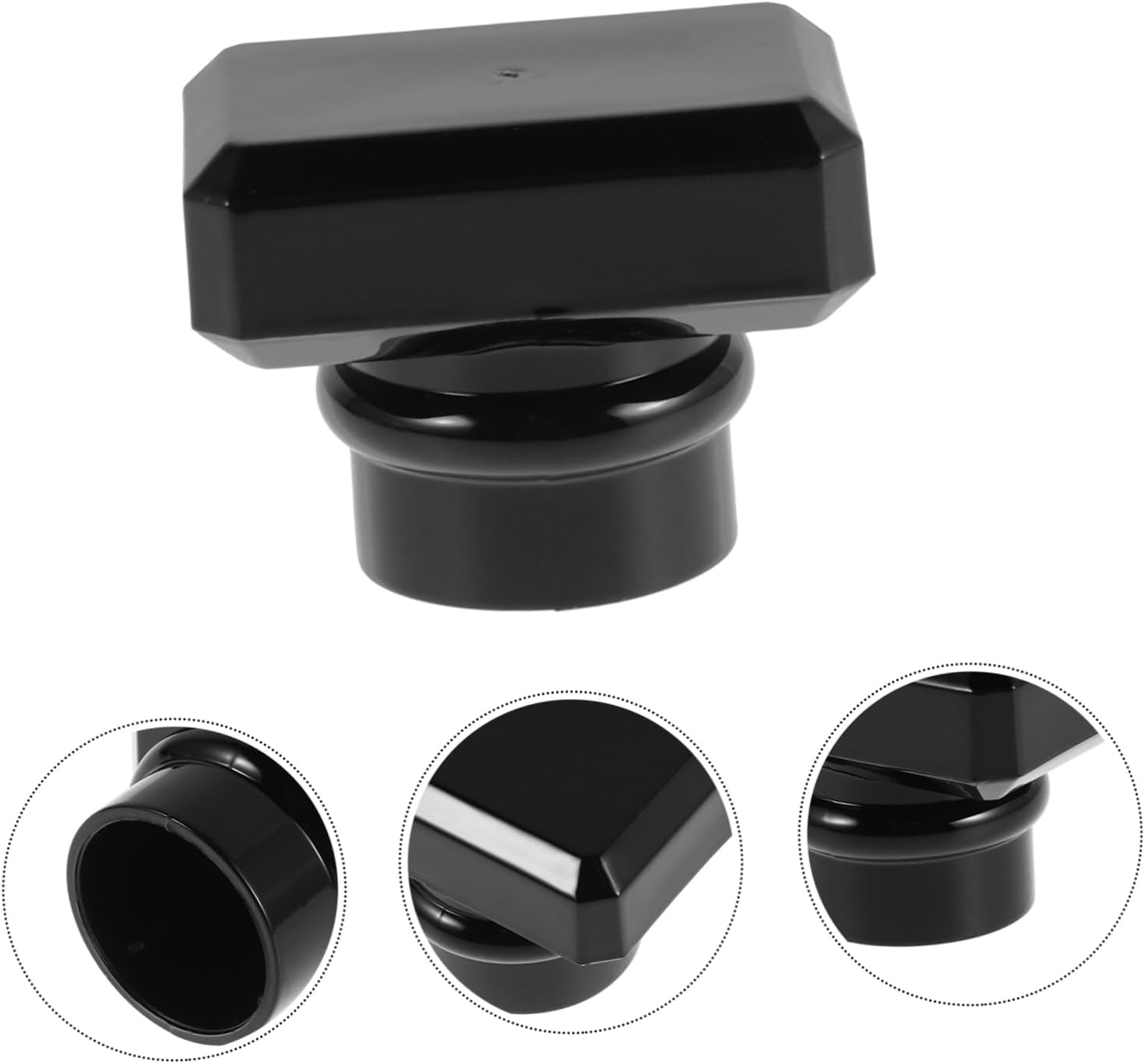 5pcs Elegant Plastic Perfume Bottle Caps Round Lids Screw Cap Covers for Travel Work Parties 1